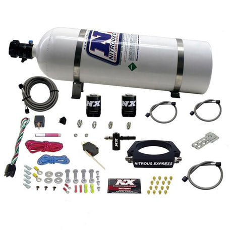 Kit de plaque nitreuse Nitrous Express LT2 C8 (50-300 CV) avec bouteille de 15 lb