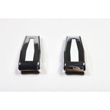 Cache-charnières de hayon Rugged Ridge chromés pour Jeep Wrangler 07-18