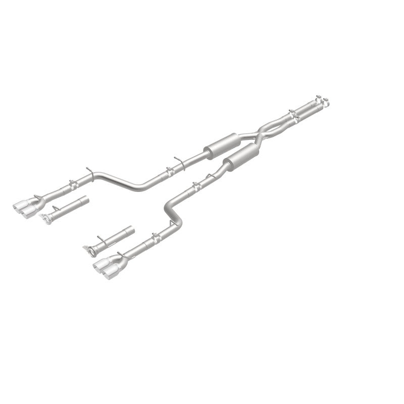 Cat-Back MagnaFlow, SS, 2,5 po, embout arrière divisé en quatre parties de 3,5 po, Dodge Challenger R/T 5,7 L 2015
