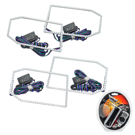 Kit Halo Oracle Chevrolet Silverado 14-15 de style sans projecteur - ColorSHIFT VOIR LA GARANTIE