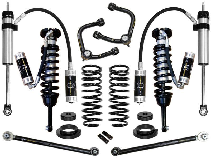 Système de suspension ICON 03-09 Lexus GX470 0-3,5 pouces Stage 5 avec UCA tubulaire