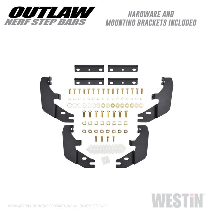 Marchepieds Westin 15-20 Ford F-150 SuperCab / 17-20 F-250/350 SuperCab Outlaw Nerf - Noir texturé