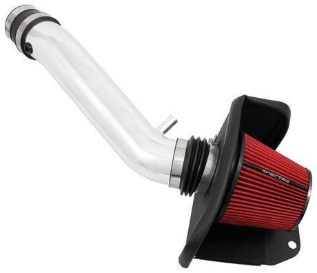 Kit d'admission d'air pour Jeep Grand Cherokee V6-3.6LF/I Spectre 16-18 - Poli avec filtre rouge