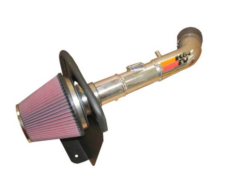 Kit de performances à haut débit poli K&amp;N 04-09 pour Ford Ranger/Mazda B4000 V6-4.0L