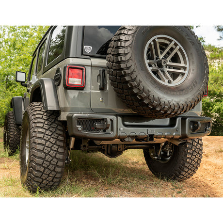 Pare-chocs arrière Rugged Ridge Spartacus noir pour Jeep Wrangler JL 18-20