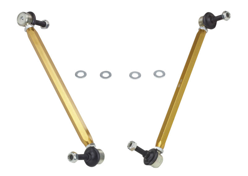 Kit de liaison de barre stabilisatrice avant Whiteline 02-06 R53 et 06+ R56 Mini Cooper S - liaisons à rotule réglables