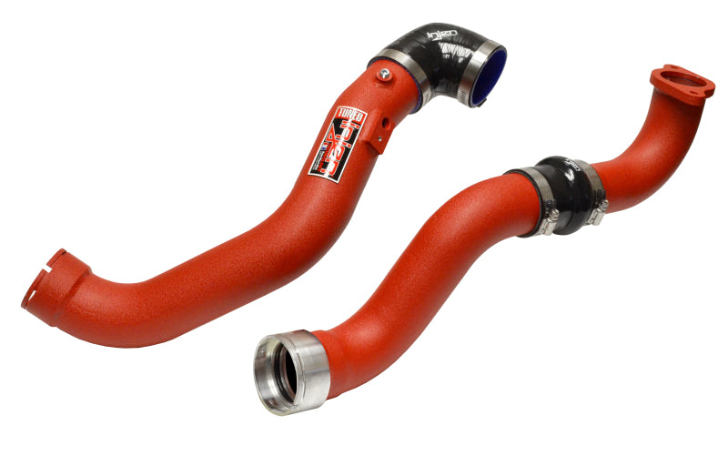 Tuyauterie de refroidisseur intermédiaire rouge froissée Injen 16-20 Chevrolet Camaro 2.0L Turbo