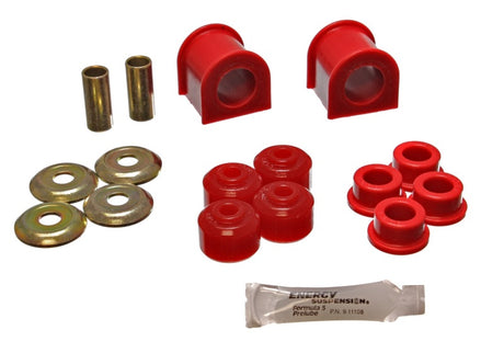 Ensemble complet de bagues de barre stabilisatrice avant rouges pour Jeep Grand Cherokee 93-98 Energy Suspension avec bague de liaison d'extrémité