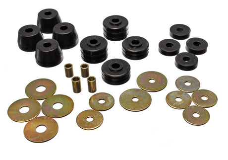 Supports de carrosserie Energy Suspension D100-300 2 et 4 roues motrices - Noir