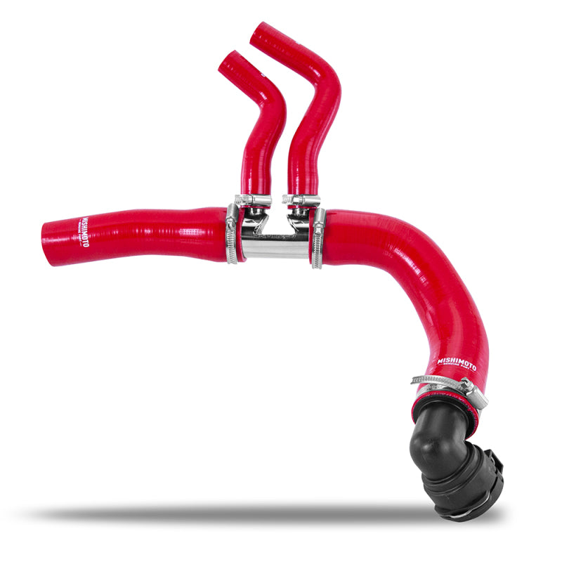Kit de durites de refroidissement en silicone Mishimoto 11-14 Ford F-150 3,5 L EcoBoost / 2,7 L V6 - Rouge