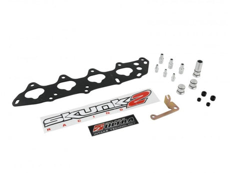 Collecteur d'admission noir Skunk2 Ultra Race Series Centerfeed (B16A/B - B17A - B18C) 5,0 L