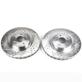 Disques de frein avant Power Stop 10-16 Hyundai Genesis Coupé Evolution percés et fendus - Paire