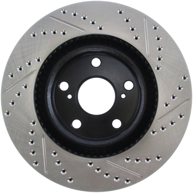 Rotor avant droit fendu et percé StopTech 07-09 Lexus ES 250/ES 300/ ES330/ES350 SportStop