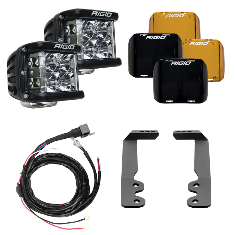 Kit d'éclairage de montant A pour Toyota Tundra 2022+ de Rigid Industries (convient aux séries 360 et D-SS)