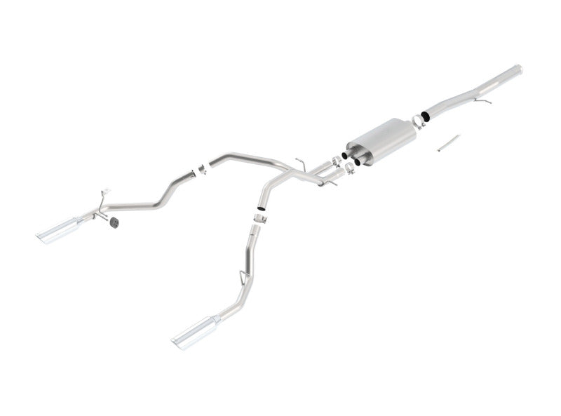 Échappement Catback S-Type SS Borla 11 pour Chevrolet Silverado 1500LT/LTZ / GMC Sierra 1500 SLE/SLT