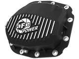 Couvercle de différentiel arrière aFe Pro Series noir avec ailettes 15-19 Ford F-150 (avec essieux arrière Super 8.8)