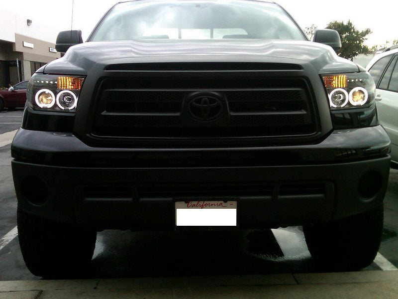 Phares de projecteur Spyder Toyota Tundra 07-13 CCFL Halo LED Blk PRO-YD-TTU07-CCFL-BK