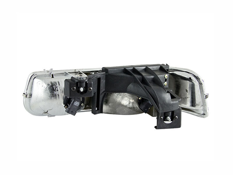 Phares en cristal chromés ANZO 1999-2002 Chevrolet Silverado 1500