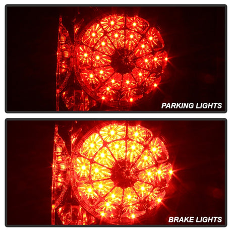 Feux arrière LED Spyder Toyota Tundra 07-13 Rouge Clair ALT-YD-TTU07-LED-RC