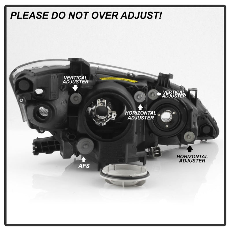 xTune 07-09 Lexus ES350 Driver Side HID/AFS Headlight - OEM Left (PRO-JH-LES07-AFS-OE-L)