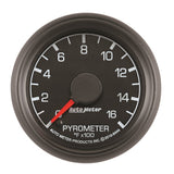 Kit de jauge à triple pilier noir Autometer 99-07 Ford Powerstroke/SD