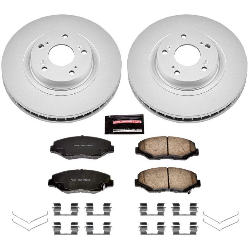 Power Stop 13-15 Acura ILX Front Z17 Evolution Geomet Coated Brake Kit