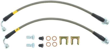 Kit de conduites de frein avant en acier inoxydable StopTech pour Pontiac Solstice 06-09