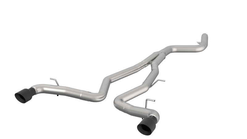 Kooks 2020 Toyota Supra 3,5 po x 3 po SS Silencieux Suppression Catback Échappement avec embouts noirs