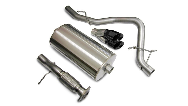 Corsa 2007-2008 Chevrolet Tahoe 5.3L V8 Black Sport Cat-Back Exhaust