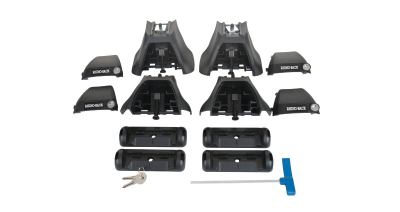 Kit de pieds Rhino-Rack 2500 pour barre Vortex - 4 pièces