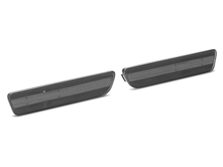 Feux de position latéraux à LED Raxiom 05-09 Ford Mustang Axial Series (fumés)