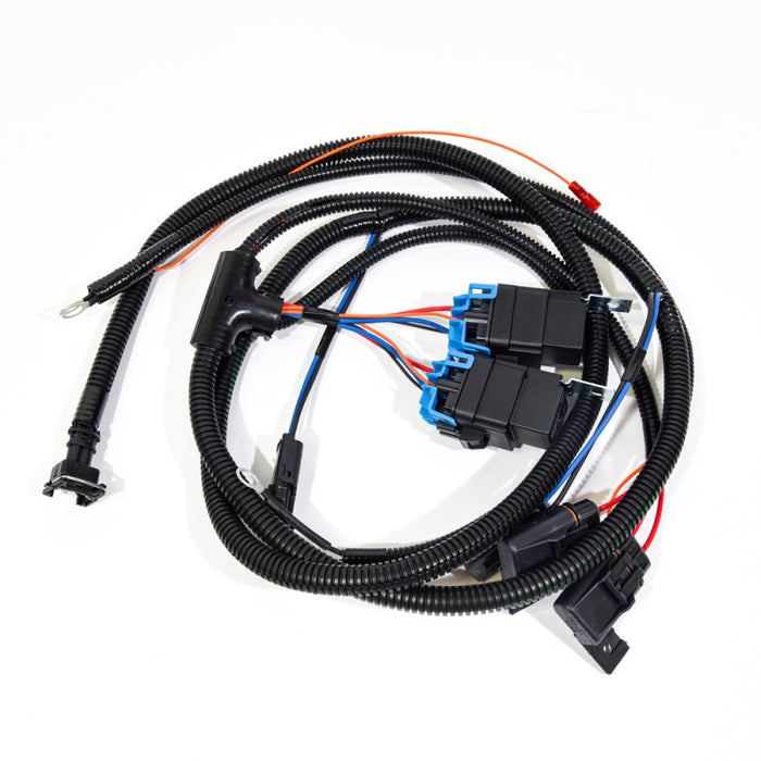 VMP Performance 15+ Coyote 5.0L Heat Exchanger Fan/Pump Harness - Dual Relay