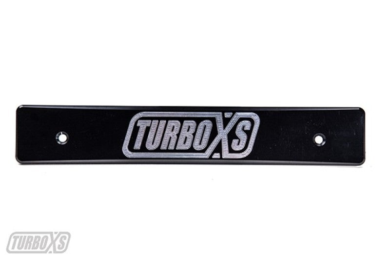 Suppression de la plaque d'immatriculation en aluminium usiné noir pour Subaru WRX/STi Turbo XS 15-17 Logo TurboXS