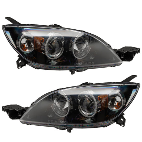 Oracle 04-09 Mazda 3 SMD HL - Hatchback - Halogen Style - ColorSHIFT w/ Simple Cntrl