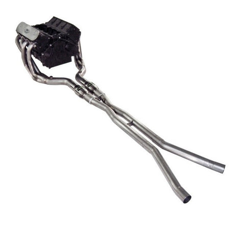 Collecteurs d'échappement primaires de 2 pouces en acier inoxydable pour Chevy Corvette 2005-08 avec convertisseurs