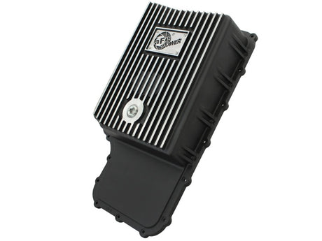 Carter de transmission de puissance aFe usiné noir 11-14 Ford 6R140 Trucks V8 6,7 L (td)