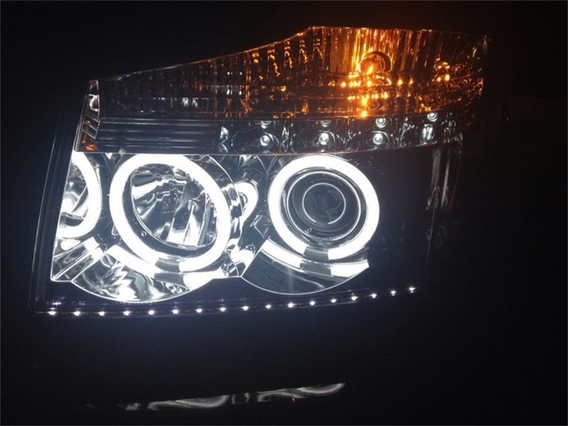 Phares de projecteur Spyder Nissan Titan 04-14/Armada 04-07 CCFL Halo LED Blk PRO-YD-NTI04-CCFL-BK
