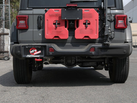 Système d'échappement arrière aFe MACH Force-Xp avec embout poli 18-20 Jeep Wrangler L4-2.0T / V6-3.6L