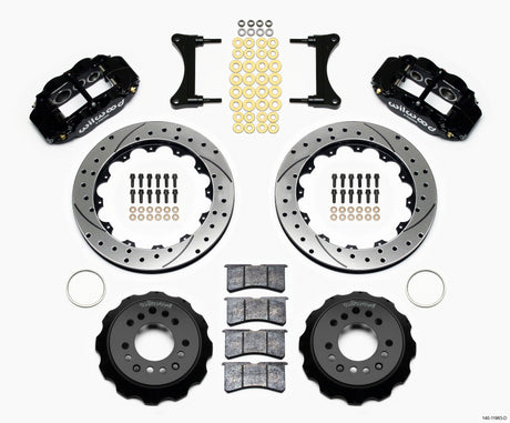 Kit de chapeau avant Wilwood Narrow Superlite 6R 12,88 pouces percé 93-96 Mazda RX7
