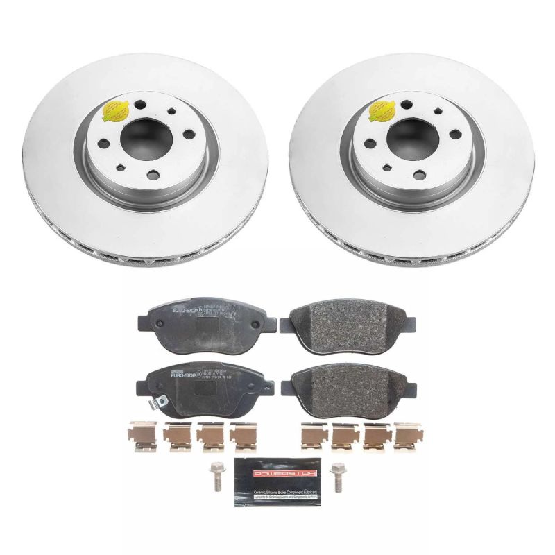 Kit de freins avant Euro-Stop Power Stop 12-19 Fiat 500
