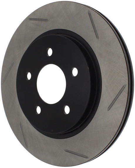 Rotor fendu arrière gauche StopTech Power Slot 05-10 Mustang V6/4.0L / GT V8-4.6L