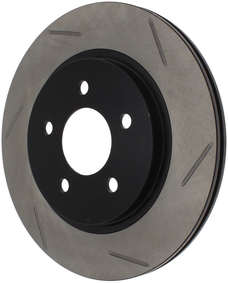 Rotor fendu arrière gauche StopTech Power Slot 05-10 Mustang V6/4.0L / GT V8-4.6L