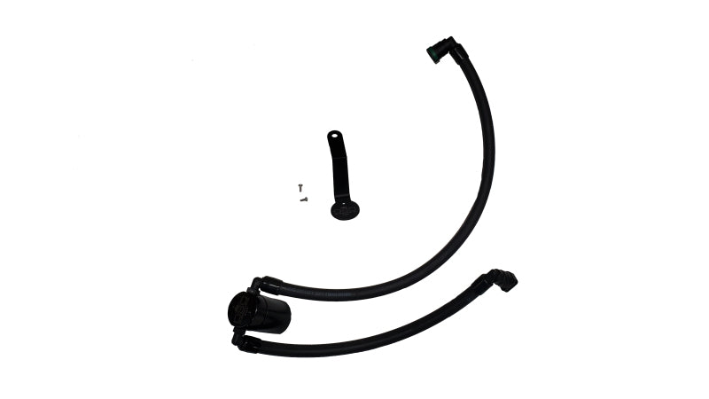 Séparateur d'huile J&amp;L 2024 Ford Mustang 5.0L 3.0 PCV latéral - Anodisé noir