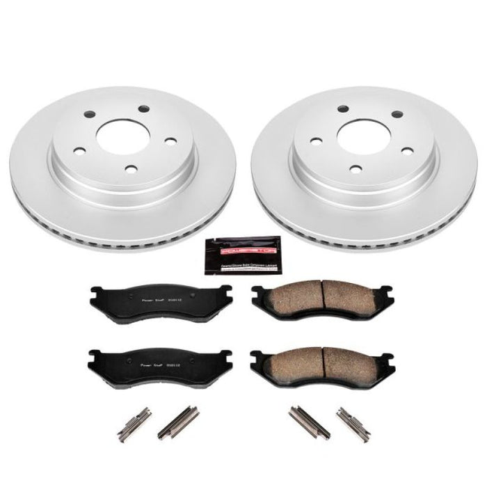 Kit de freins Power Stop 03-05 avec revêtement Geomet Z17 Evolution pour Dodge Ram 1500 avant