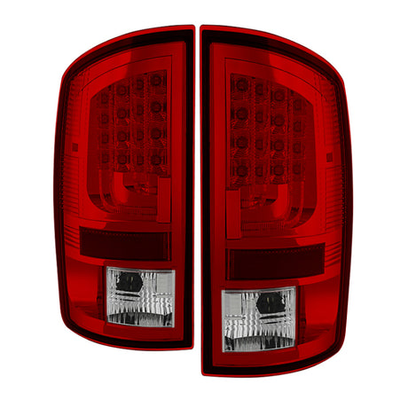 Feux arrière à LED Spyder Dodge Ram 07-08 1500 Version 2 - Rouge transparent ALT-YD-DRAM06V2-LED-RC