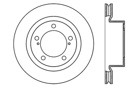 Disque de frein sport fendu et percé StopTech