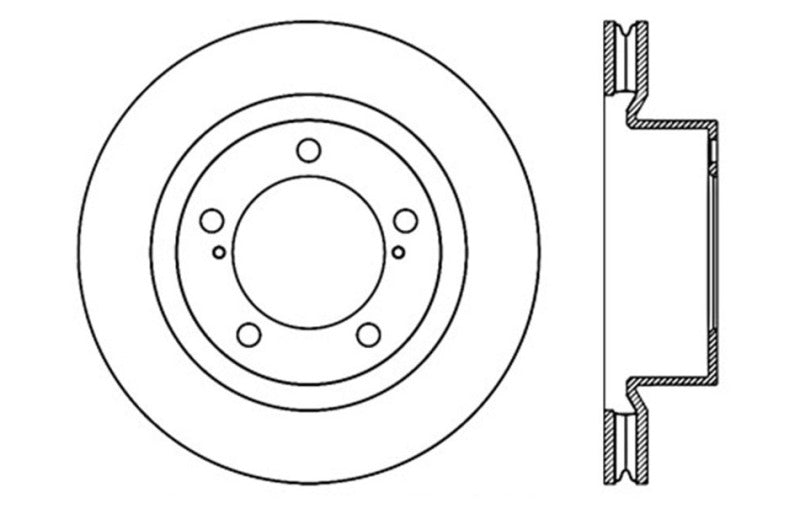 Disque de frein sport fendu et percé StopTech