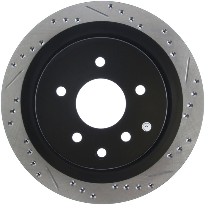 Rotor arrière gauche fendu et percé StopTech 06-07 350Z / 05-07 G35 / 06-07 G35X SportStop