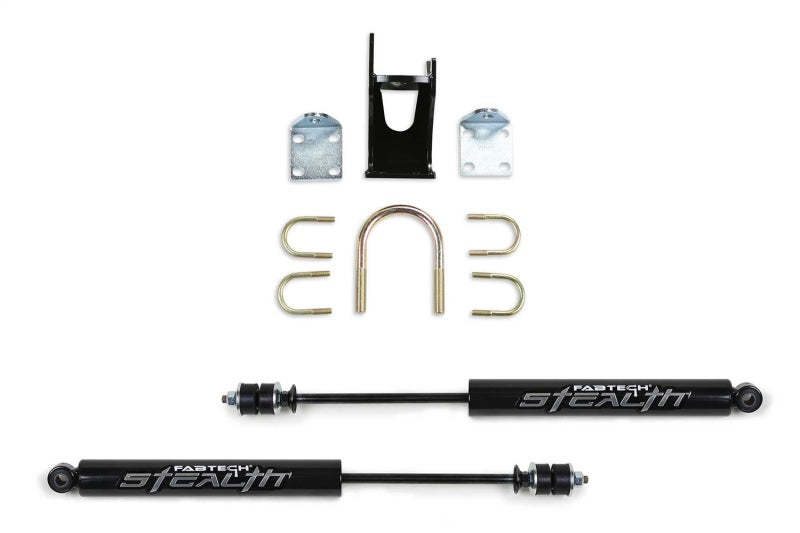 Kit de stabilisateur de direction double furtif Fabtech 05-21 Ford F250/350 4WD - Style opposé