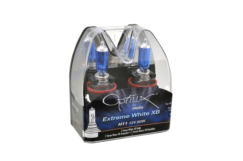 Ampoules Hella Optilux XB Extreme Type H11 12V 80W Bleu - Paire